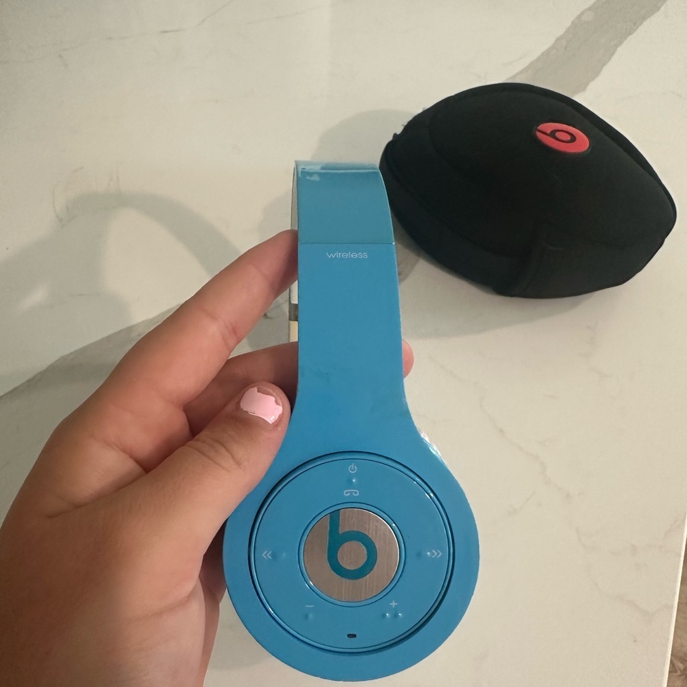 Beats Blue Wireless Headphones